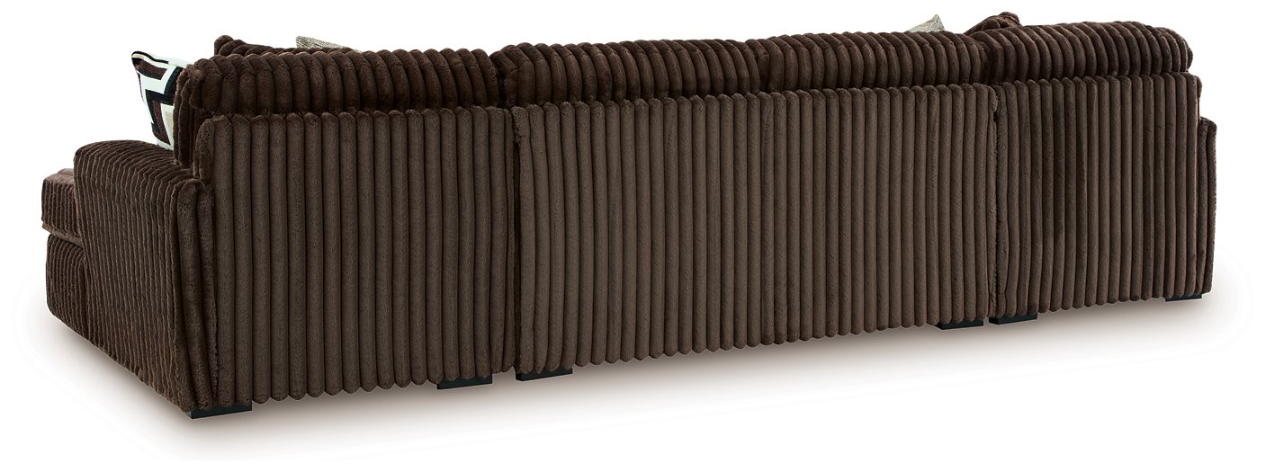 Midnight-Madness Sectional with Chaise - Discount Furniture World (Burlington,NC)