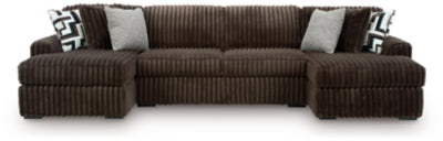 Midnight-Madness Sectional with Chaise - Discount Furniture World (Burlington,NC)