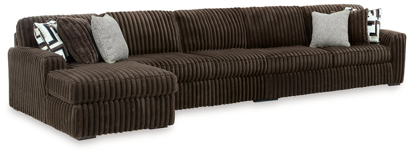 Midnight-Madness Sectional with Chaise - Discount Furniture World (Burlington,NC)