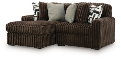 Midnight-Madness Sectional with Chaise - Discount Furniture World (Burlington,NC)