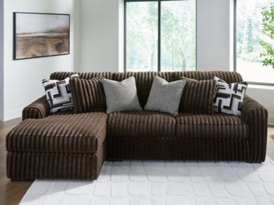 Midnight-Madness Sectional Sofa with Chaise - Discount Furniture World (Burlington,NC)