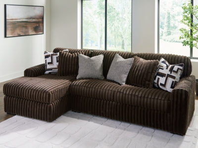 Midnight-Madness Sectional Sofa with Chaise - Discount Furniture World (Burlington,NC)