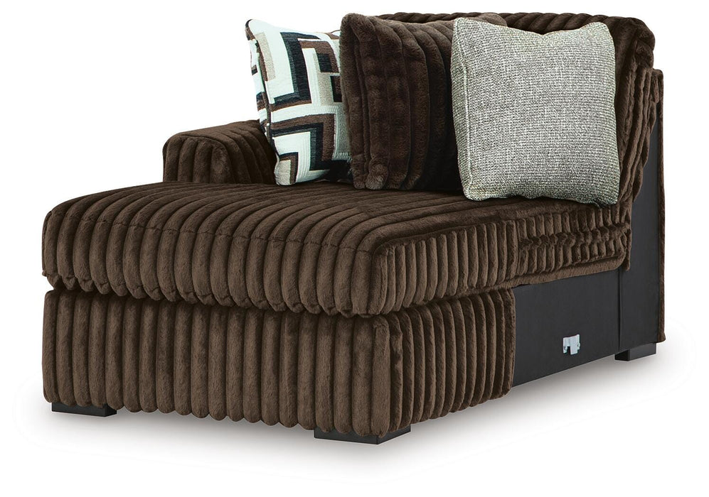 Midnight-Madness Sectional with Chaise