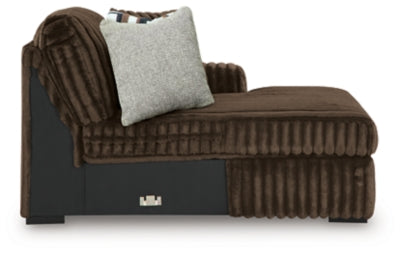 Midnight-Madness Sectional with Chaise - Discount Furniture World (Burlington,NC)