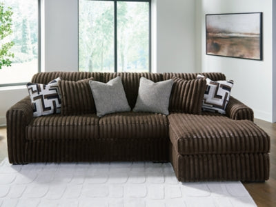 Midnight-Madness Sectional Sofa with Chaise - Discount Furniture World (Burlington,NC)
