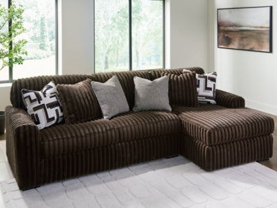 Midnight-Madness Sectional Sofa with Chaise - Discount Furniture World (Burlington,NC)