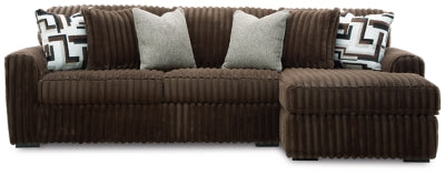 Midnight-Madness Sectional Sofa with Chaise - Discount Furniture World (Burlington,NC)