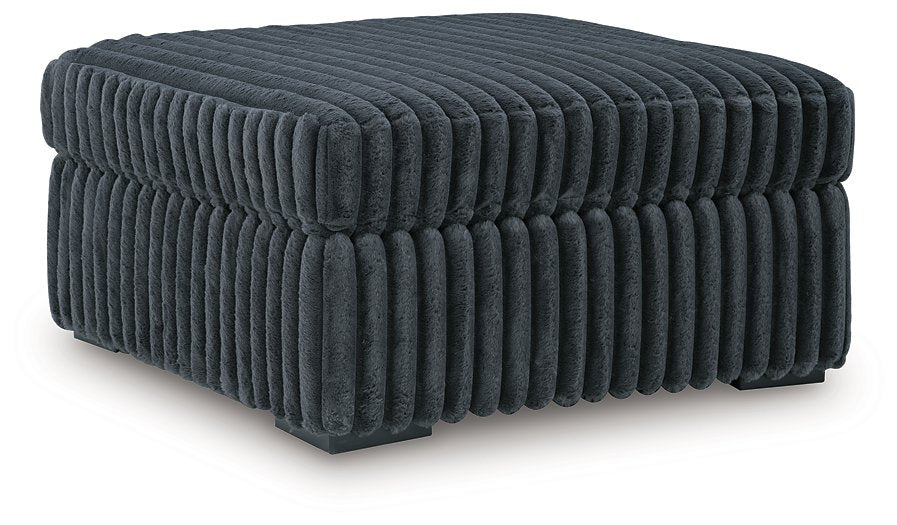 Midnight-Madness Oversized Accent Ottoman - Discount Furniture World (Burlington,NC)