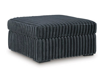 Midnight-Madness Oversized Accent Ottoman - Discount Furniture World (Burlington,NC)
