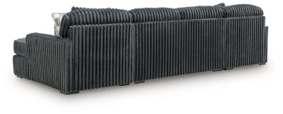 Midnight-Madness Sectional with Chaise - Discount Furniture World (Burlington,NC)