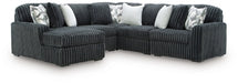 Midnight-Madness Sectional with Chaise - Discount Furniture World (Burlington,NC)