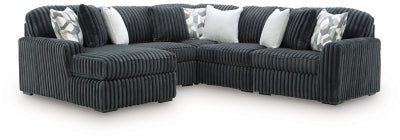 Midnight-Madness Sectional with Chaise - Discount Furniture World (Burlington,NC)