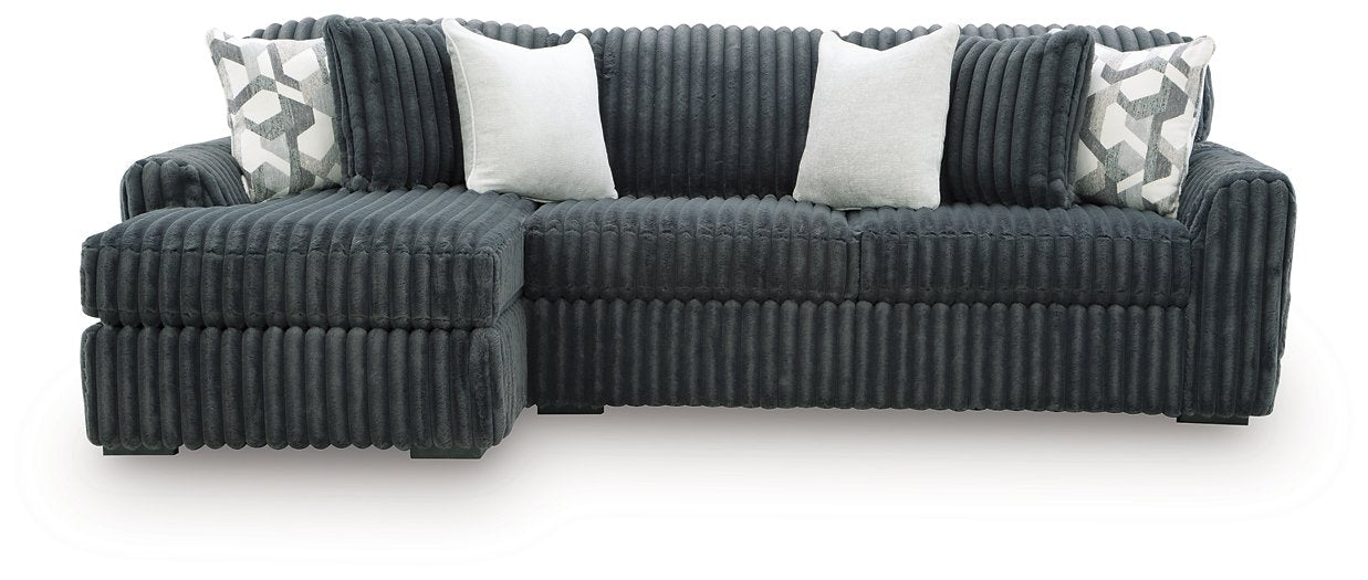 Midnight-Madness Sectional Sofa with Chaise - Discount Furniture World (Burlington,NC)