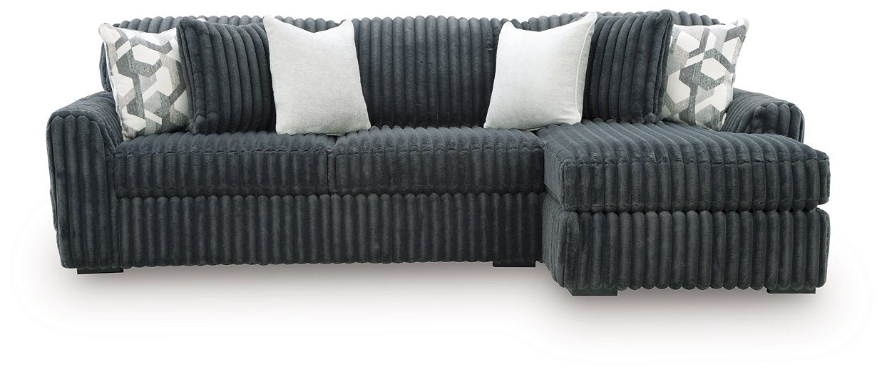 Midnight-Madness Sectional Sofa with Chaise - Discount Furniture World (Burlington,NC)