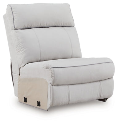 Social Pointe Reclining Sectional with Storage Consoles - Discount Furniture World (Burlington,NC)