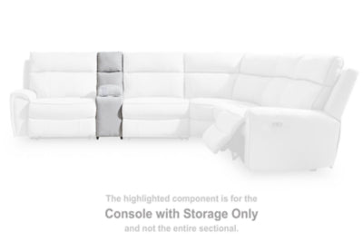 Social Pointe Reclining Sectional with Storage Consoles - Discount Furniture World (Burlington,NC)