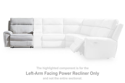 Social Pointe Reclining Sectional with Storage Consoles - Discount Furniture World (Burlington,NC)