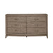 Avalon 6 Drawer Dresser in Burnished Beige image