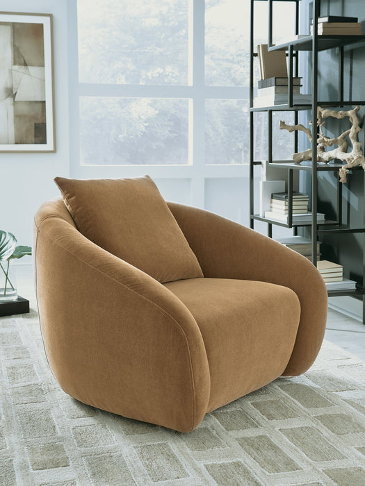 Yahya Swivel Accent Chair - Discount Furniture World (Burlington,NC)