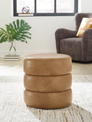 Ummi Swivel Accent Ottoman - Discount Furniture World (Burlington,NC)