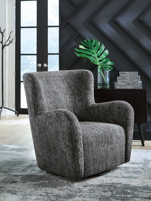 Rowenburg Swivel Glider Accent Chair - Discount Furniture World (Burlington,NC)