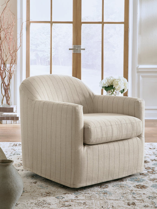 Valwick Swivel Accent Chair - Discount Furniture World (Burlington,NC)