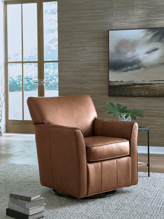Braydunn Swivel Glider Accent Chair - Discount Furniture World (Burlington,NC)