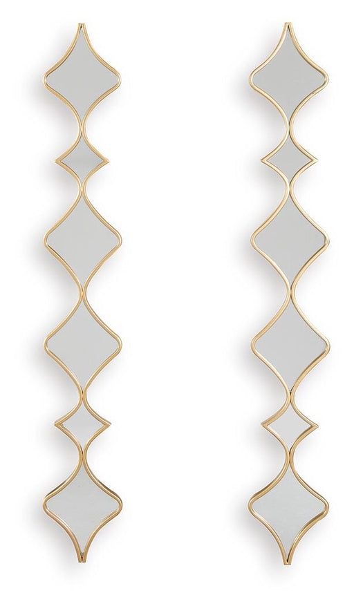 Harriswood Accent Mirror Set (Set of 2) - Discount Furniture World (Burlington,NC)