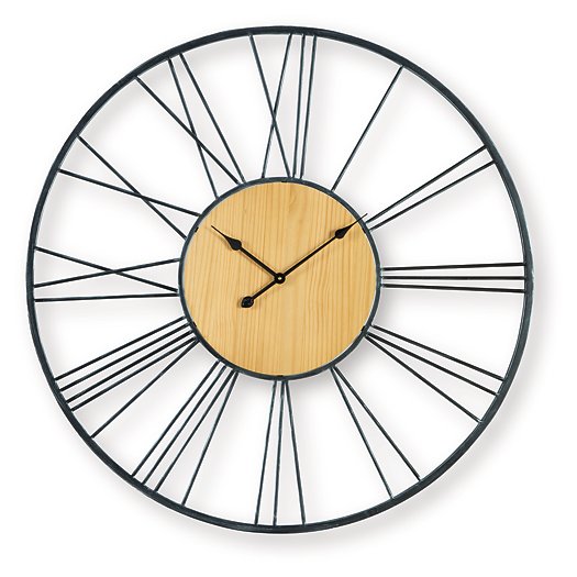 Brockett Wall Clock - Discount Furniture World (Burlington,NC)