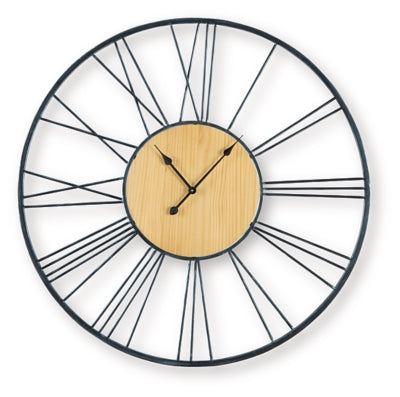 Brockett Wall Clock - Discount Furniture World (Burlington,NC)