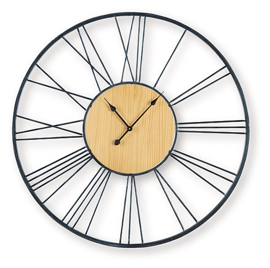 Brockett Wall Clock - Discount Furniture World (Burlington,NC)