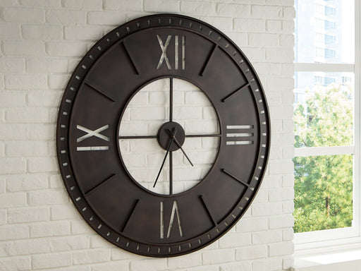 Lytle Wall Clock - Discount Furniture World (Burlington,NC)