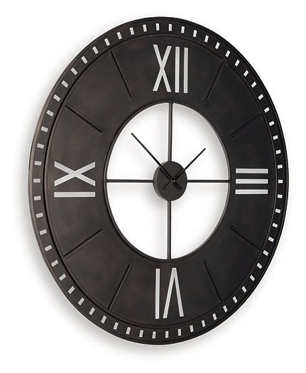 Lytle Wall Clock - Discount Furniture World (Burlington,NC)
