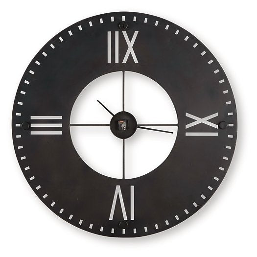 Lytle Wall Clock - Discount Furniture World (Burlington,NC)