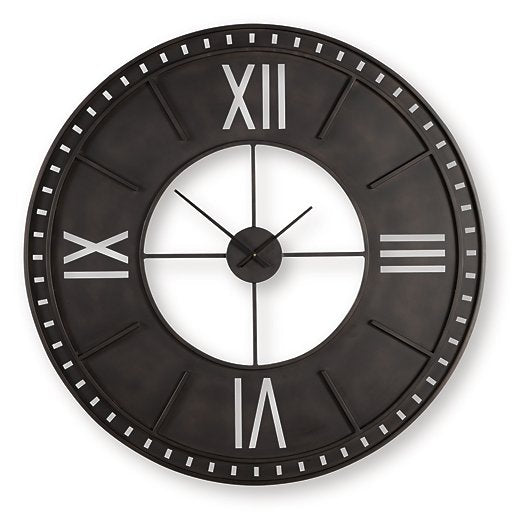 Lytle Wall Clock - Discount Furniture World (Burlington,NC)
