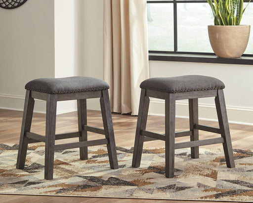 Caitbrook Counter Height Upholstered Bar Stool - Discount Furniture World (Burlington,NC)