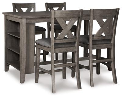 Caitbrook Counter Height Dining Package - Discount Furniture World (Burlington,NC)
