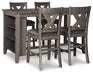 Caitbrook Counter Height Dining Package - Discount Furniture World (Burlington,NC)