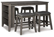 Caitbrook Counter Height Dining Package - Discount Furniture World (Burlington,NC)