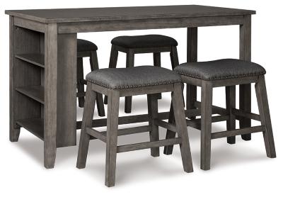Caitbrook Counter Height Dining Package - Discount Furniture World (Burlington,NC)