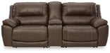 Dunleith Power Reclining Loveseat with Console - Discount Furniture World (Burlington,NC)