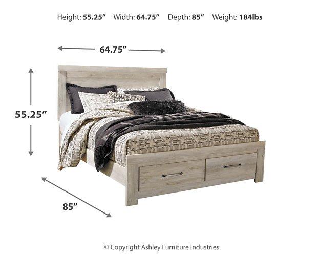 Bellaby Bed with 2 Storage Drawers - Discount Furniture World (Burlington,NC)