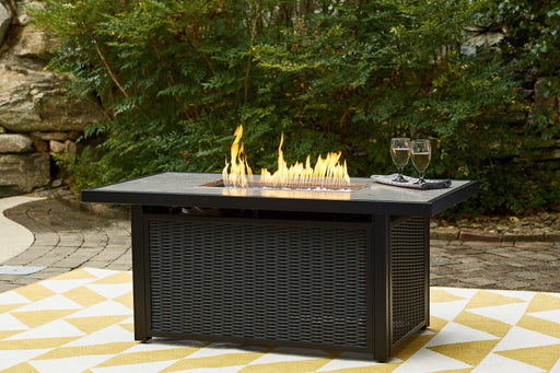 Beachcroft Outdoor Fire Pit Table - Discount Furniture World (Burlington,NC)