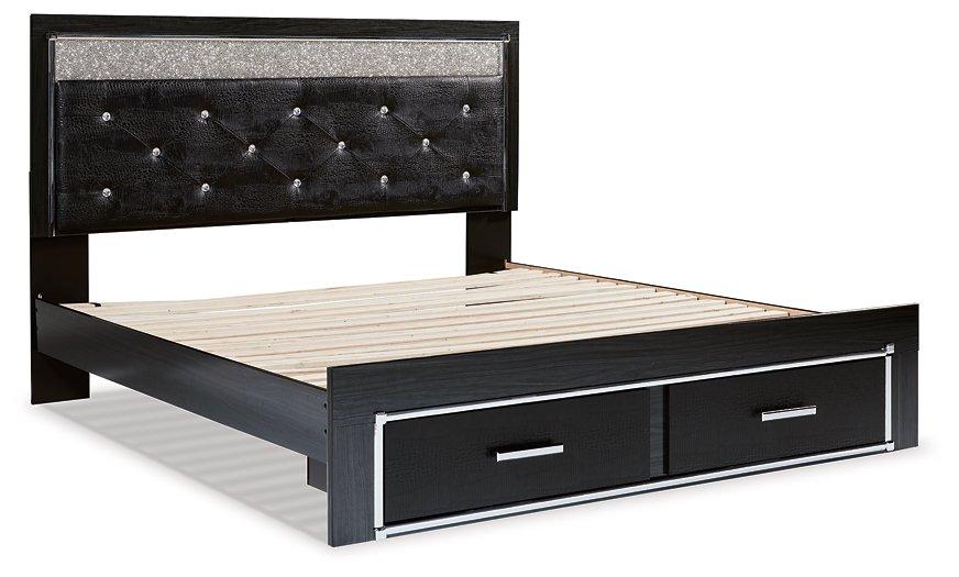 Kaydell Upholstered Panel Storage Bed