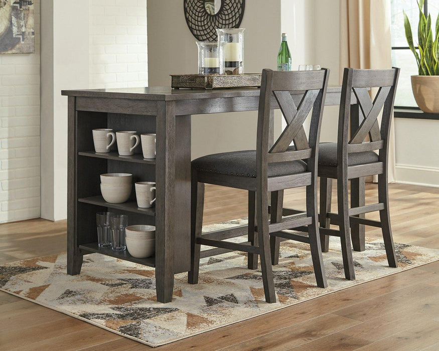 Caitbrook Counter Height Dining Package - Discount Furniture World (Burlington,NC)