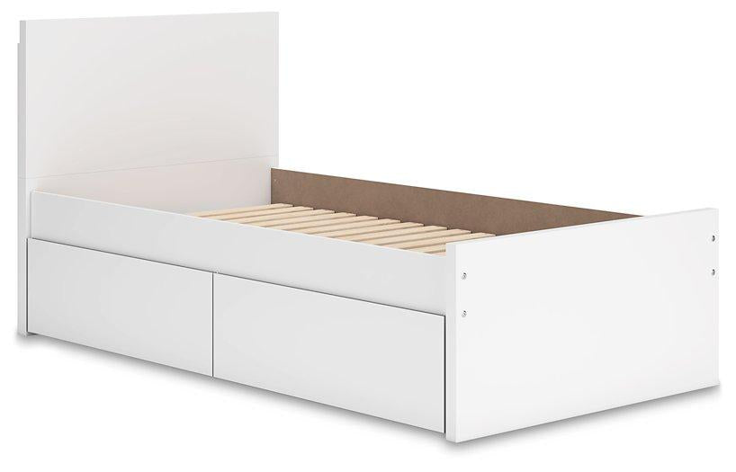 Onita Panel Bed with 1 Side Storage