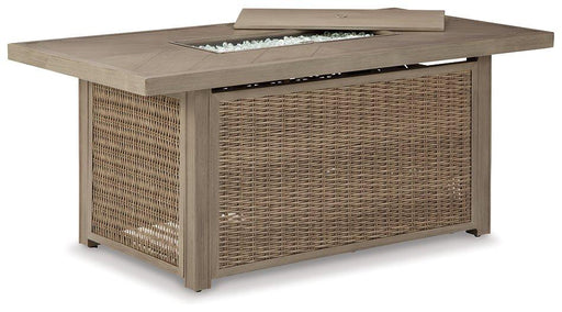 Beachcroft Outdoor Fire Pit Table - Discount Furniture World (Burlington,NC)