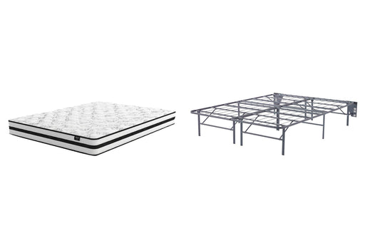 8 Inch Chime Innerspring Mattress Set - Discount Furniture World (Burlington,NC)