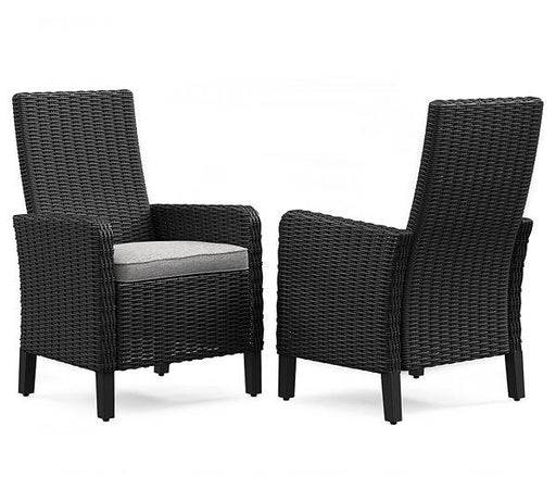 Beachcroft Outdoor Arm Chair with Cushion (Set of 2) - Discount Furniture World (Burlington,NC)