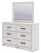 Cayboni Dresser and Mirror - Discount Furniture World (Burlington,NC)